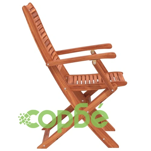 Сгъваеми градински столове, 6 бр, 57x66x95 см, акация масив ➤ топ цена ➤ sorbe.bg
