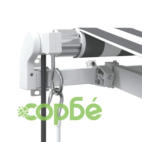 Автоматично прибираща се тента с LED антрацит и бял 600x300 см ➤ топ цена ➤ sorbe.bg