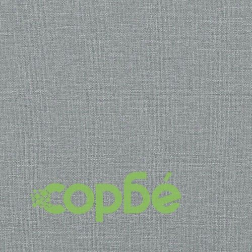 2-местен диван с табуретка, светлосив, текстил ➤ топ цена ➤ sorbe.bg