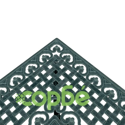 Бистро комплект, 3 части, зелен, лят алуминий ➤ топ цена ➤ sorbe.bg