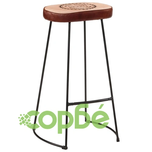 Бар комплект от 7 части масивно грубо дърво манго и метал ➤ топ цена ➤ sorbe.bg