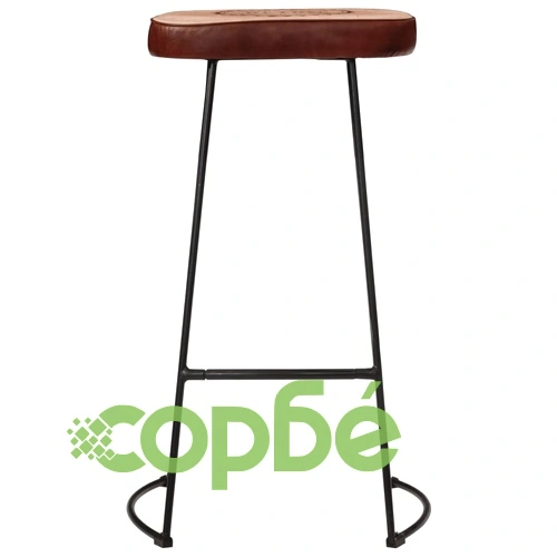 Бар комплект от 5 части масивно грубо дърво манго и метал ➤ топ цена ➤ sorbe.bg