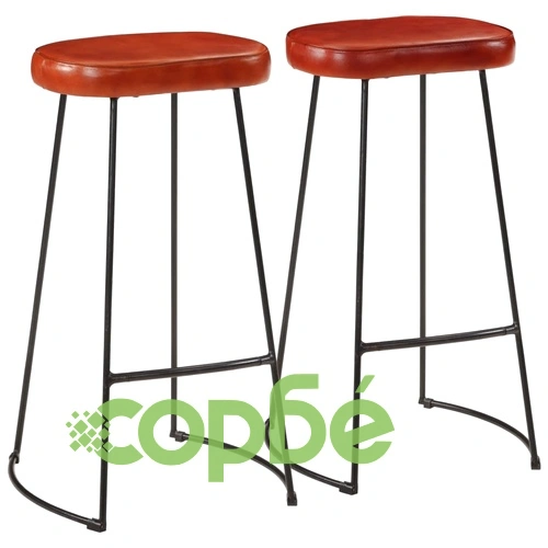 Бар комплект от 3 части масивно грубо дърво манго и метал ➤ топ цена ➤ sorbe.bg