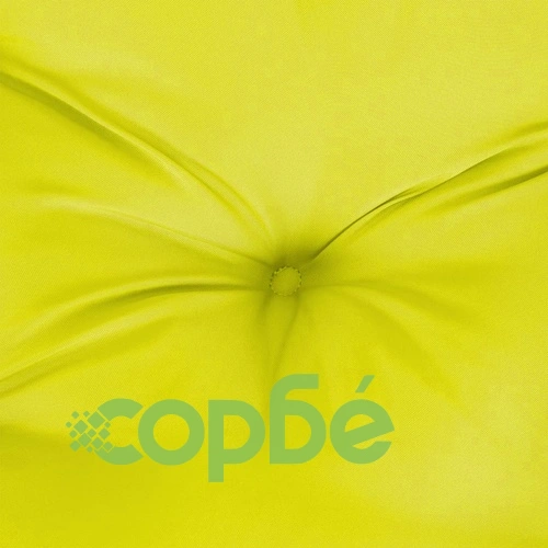 Палетни възглавници, 3 бр, яркозелени, текстил ➤ топ цена ➤ sorbe.bg