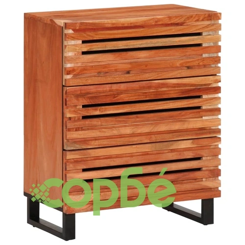 Бюфети, 2 бр, 60x34x75 см, акациево дърво масив ➤ топ цена ➤ sorbe.bg