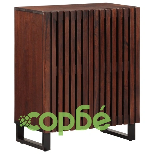 Бюфети, 3 бр, 60x34x75 см, мангово дърво масив ➤ топ цена ➤ sorbe.bg