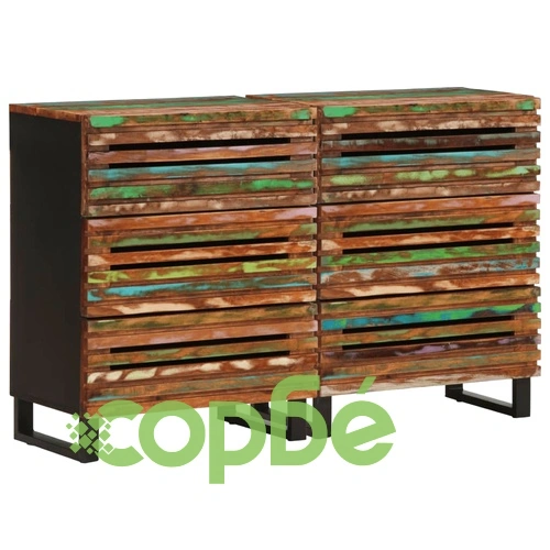 Бюфети, 2 бр, 60x34x75 см, акациево дърво масив ➤ топ цена ➤ sorbe.bg