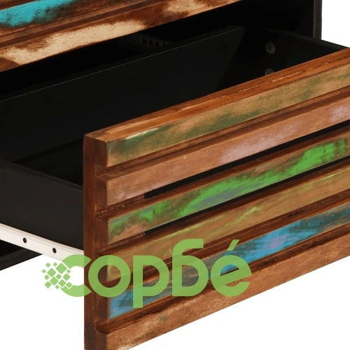 Бюфети, 3 бр, 60x34x75 см, акациево дърво масив ➤ топ цена ➤ sorbe.bg