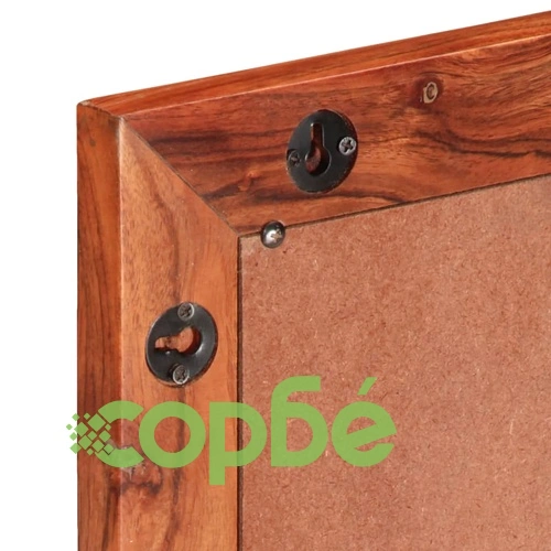 Комплект мебели за баня, 2 части, масивна акациева дървесина ➤ топ цена ➤ sorbe.bg