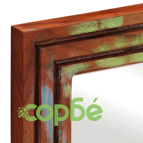 Комплект мебели за баня, 2 части, масивна акациева дървесина ➤ топ цена ➤ sorbe.bg