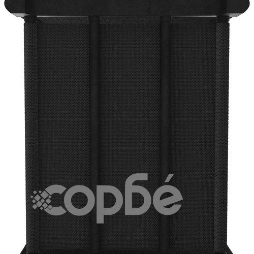 Органайзер с 4 отделения с кутии, черен, 69x30x72,5 см, плат ➤ топ цена ➤ sorbe.bg