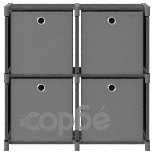 Органайзер с 4 отделения с кутии, сив, 69x30x72,5 см, плат ➤ топ цена ➤ sorbe.bg