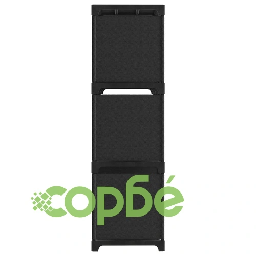 Органайзер с 9 отделения, черен, 103x30x107,5 см, плат ➤ топ цена ➤ sorbe.bg