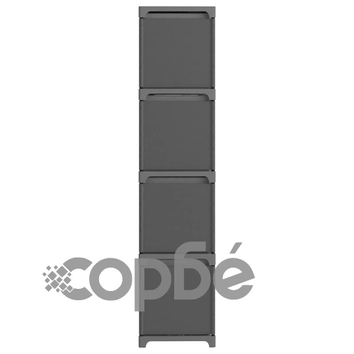 Органайзер с 12 отделения с кутии, сив, 103x30x141 см, плат ➤ топ цена ➤ sorbe.bg