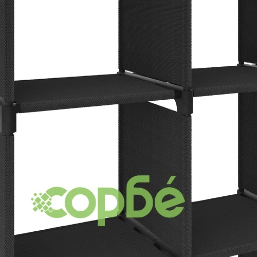 Органайзер с 15 отделения, черен, 103x30x175,5 см, плат ➤ топ цена ➤ sorbe.bg