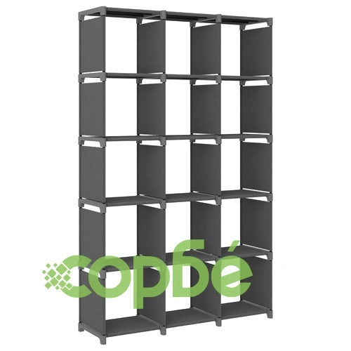 Органайзер с 15 отделения, сив, 103x30x175,5 см, плат ➤ топ цена ➤ sorbe.bg