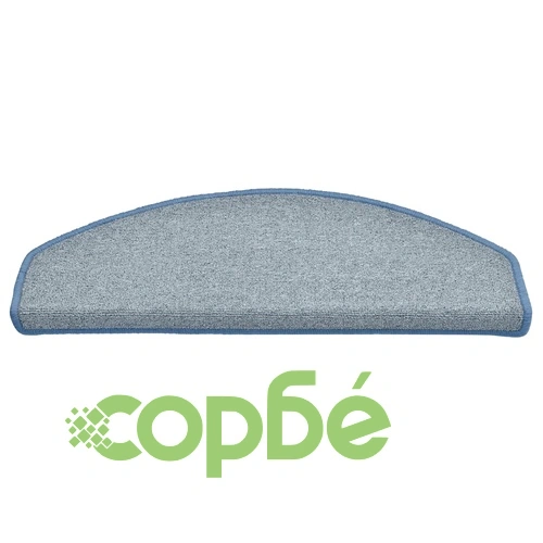 Изтривалки за стълби, 15 бр., 65x24x4 см, светло сиви и сини, полукръгли, големи ➤ топ цена ➤ sorbe.bg