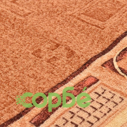 Пътека с гел подложка, бежова, 67x120 см ➤ топ цена ➤ sorbe.bg