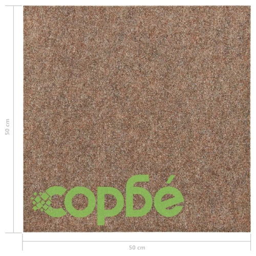 Плочки за под, килимни, 20 бр, 5 м², бежови ➤ топ цена ➤ sorbe.bg