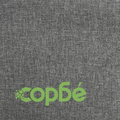 Трапезни столове, 2 бр, тъмносиви, текстил ➤ топ цена ➤ sorbe.bg