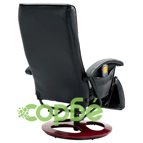 Масажен стол, черен, изкуствена кожа ➤ топ цена ➤ sorbe.bg