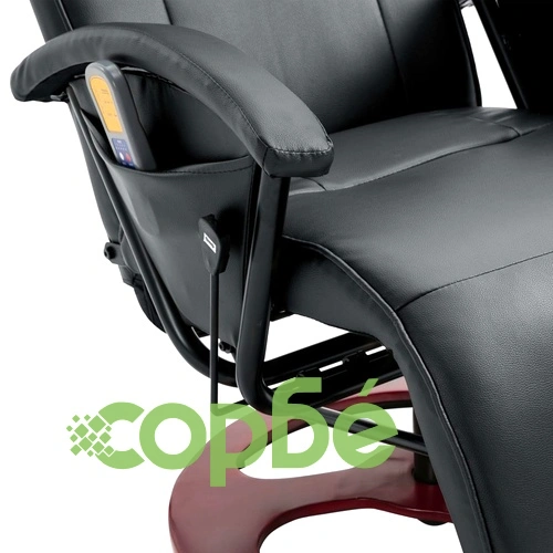 Масажен стол, черен, изкуствена кожа ➤ топ цена ➤ sorbe.bg