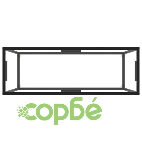 Конзолна маса, прозрачна, 100x35x75 cм, закалено стъкло ➤ топ цена ➤ sorbe.bg