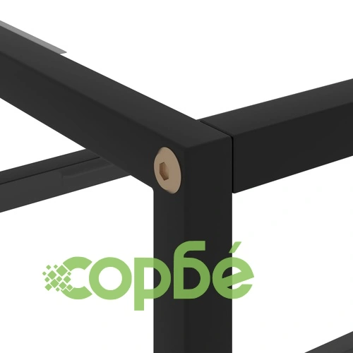 Конзолна маса, прозрачна, 50x40x40 cм, закалено стъкло ➤ топ цена ➤ sorbe.bg