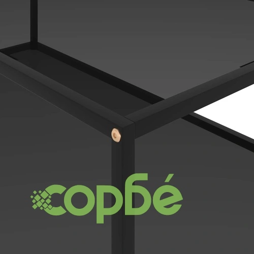 322903  Coffee Table Black 120x60x35 cm Tempered Glass ➤ топ цена ➤ sorbe.bg