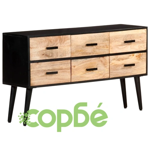 Сайдборд, 110x33x64 см, мангово дърво масив ➤ топ цена ➤ sorbe.bg