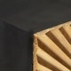 Бюфет с месингова предна част 60x30x74 см мангово дърво масив