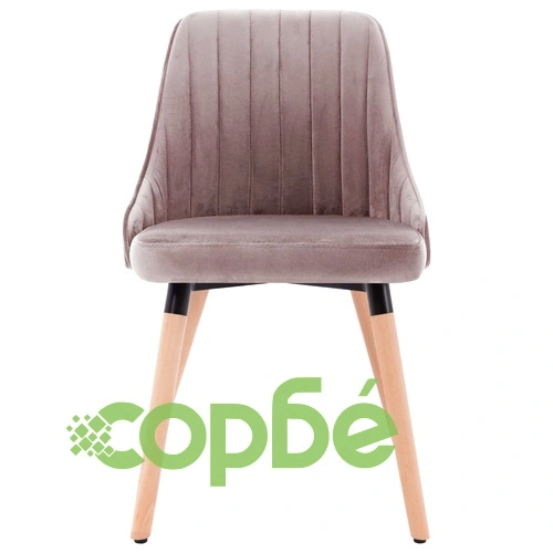 323056  Dining Chairs 2 pcs Pink Velvet ➤ топ цена ➤ sorbe.bg