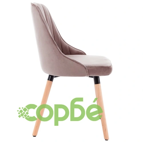 323056  Dining Chairs 2 pcs Pink Velvet ➤ топ цена ➤ sorbe.bg