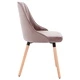 323056  Dining Chairs 2 pcs Pink Velvet