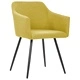 323098  Dining Chairs 2 pcs Green Fabric