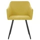 323098  Dining Chairs 2 pcs Green Fabric