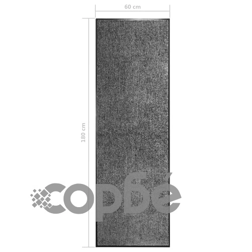 Перима изтривалка, антрацит, 60x180 см ➤ топ цена ➤ sorbe.bg