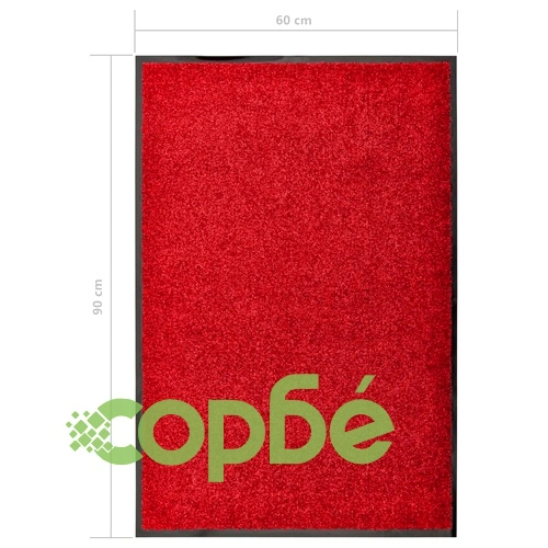 Перима изтривалка, червена, 60x90 см ➤ топ цена ➤ sorbe.bg