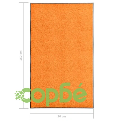 Перима изтривалка, оранжева, 90x150 см ➤ топ цена ➤ sorbe.bg