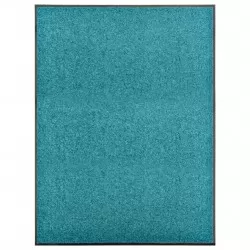 Перима изтривалка, синьо-зелена, 90x120 см