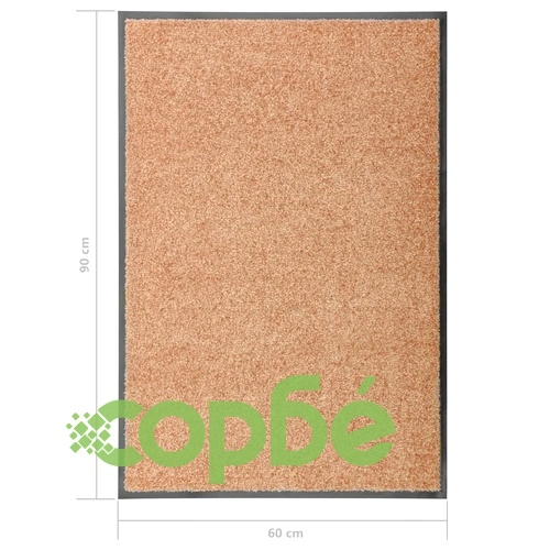 Перима изтривалка, кремава, 60x90 см ➤ топ цена ➤ sorbe.bg