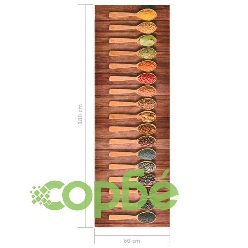 Кухненско килимче, перимо, лъжици, 60x180 см ➤ топ цена ➤ sorbe.bg