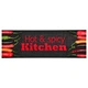 Кухненско килимче, перимо, надпис Hot&Spicy, 45x150 см