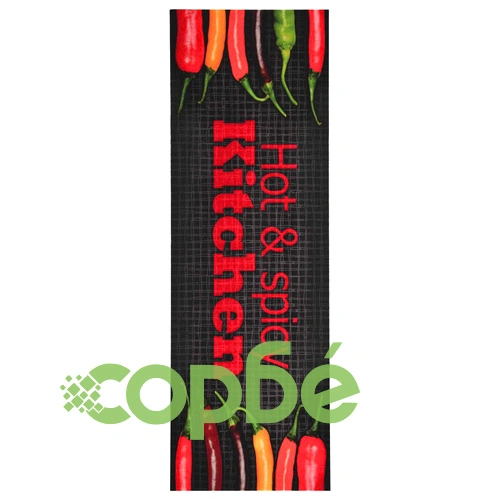 Кухненско килимче, перимо, надпис Hot&Spicy, 60x180 см ➤ топ цена ➤ sorbe.bg