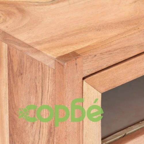 Нощно шкафче, 40х30х50 см, акациево дърво масив ➤ топ цена ➤ sorbe.bg