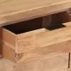 ТВ шкаф, 120x30x42 см, акациево дърво масив с живи ръбове