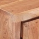 Бюфет, 60x36x76 см, акациево дърво масив с живи ръбове