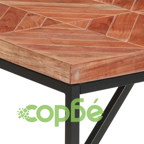 Трапезна маса, 140x70x76 cм, акациево и мангово дърво масив ➤ топ цена ➤ sorbe.bg