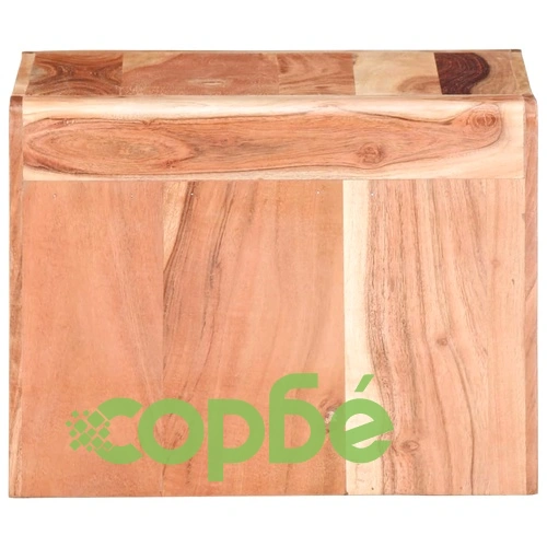 Помощна маса 43x40x30 см акациево дърво масив ➤ топ цена ➤ sorbe.bg