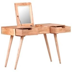 Тоалетка с огледало, 112x45x76 см, акация масив